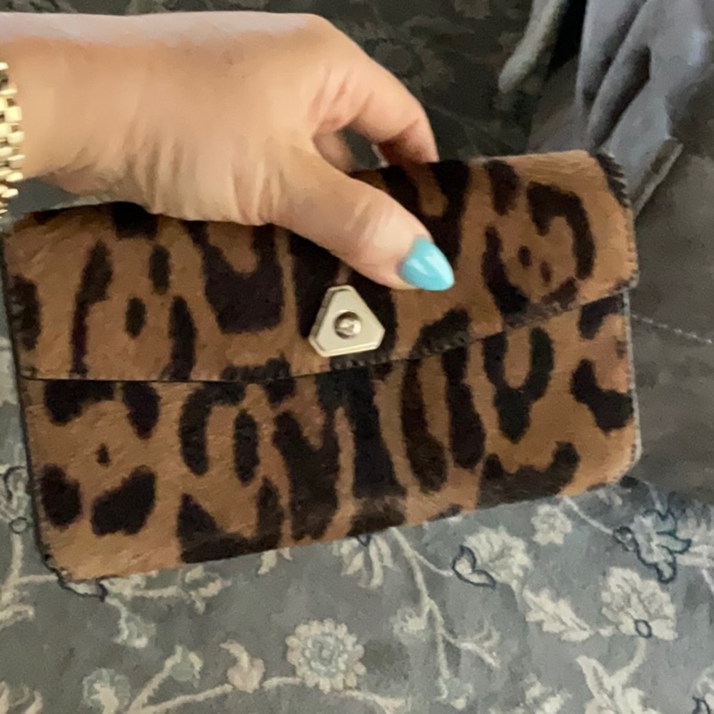 Leopard Print Clutch